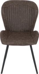Seconique Treviso Dining Set With Quebec Chairs - Light Oak Effect/black/brown Faux Leather - thumbnail 8