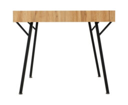 Seconique Treviso Dining Set With Quebec Chairs - Light Oak Effect/black/brown Faux Leather - thumbnail 6