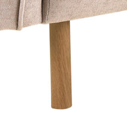 Wyld Haus Cambridge 3-Seater Upholstered Sofa In Fay Beige Fabric - thumbnail 8
