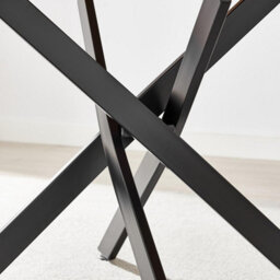 Furniturebox Uk Leonardo Oak Effect Dining Table & 6 Beaumont Green Fabric Chairs - thumbnail 5