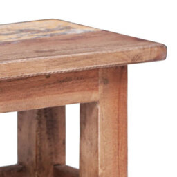 Berkfield Nesting Tables 2 Pcs Solid Reclaimed Wood - thumbnail 5