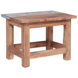Berkfield Nesting Tables 2 Pcs Solid Reclaimed Wood - thumbnail 4