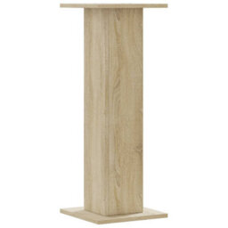 Walplus Speaker Stands 2 Pcs Sonoma Oak 30X30X80 Cm Engineered Wood - thumbnail 6
