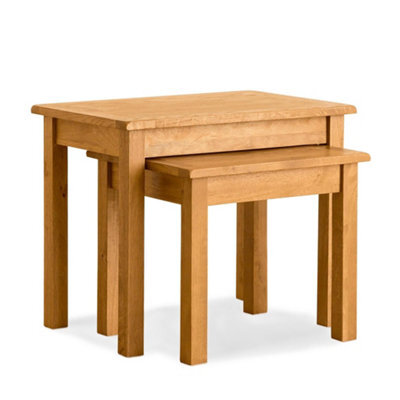 Lanner Oak Nest Ff Tables -Set Of 2 By Roseland Furniture - image 1