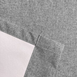"Enhanced Living Dallas 100% Blackout Thermal Grey Curtains With 3"" Tape Top Header (Pair) - 66X90 Inch (168X229Cm)" - thumbnail 5