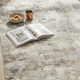 Livabliss Avellino-Abstract Blue Grey Beige Modern Marble High Pile Living Dining Bedroom Rug 160 X 213 Cm Easy Care, Non Shedding - thumbnail 8