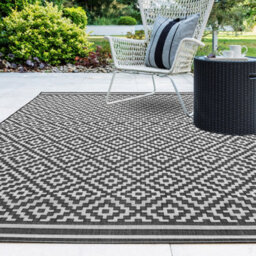 Asiatic Outdoor Patio Pat12 Diamond Mono Rug-160Cm X 230Cm - thumbnail 4