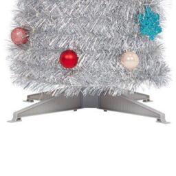 6Ft Trevalli Ice White Led Silver Pop Up Pre-Lit Artificial Christmas Tree - Silver - thumbnail 8