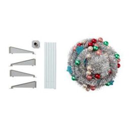 6Ft Trevalli Ice White Led Silver Pop Up Pre-Lit Artificial Christmas Tree - Silver - thumbnail 5