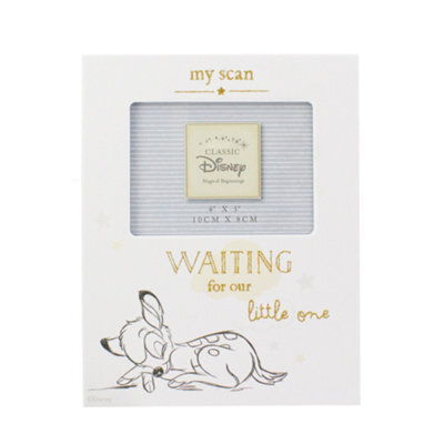 "Disney Magical Beginnings Baby Scan Photo Frame 4"" X 3"" - Bambi" - image 1