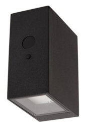 Lucide Bolton Wall Light Outdoor- Solar - Led Dim. 2850K/3150K Ip54 - Day/night Sensor - Black - thumbnail 2