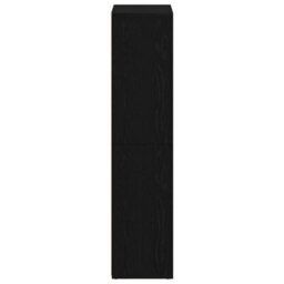 Berkfield Elegant Bookcase Black Oak 66X30X130 Cm Engineered Wood - thumbnail 6