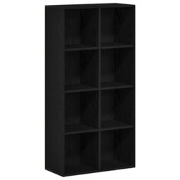 Berkfield Elegant Bookcase Black Oak 66X30X130 Cm Engineered Wood - thumbnail 1