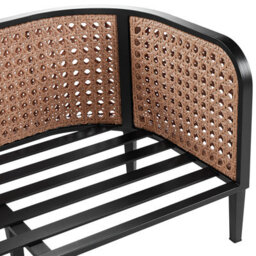 Beliani Garden Lounge Set With Table 3 Seater Montefalco Metal White - thumbnail 9
