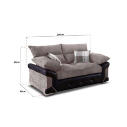 Sliding Wardrobes 4 u LTD Sliding Wardrobes 4U Jasmine Corner & 3+2 Sofa In 2 Colors (3+2 - Beige) - thumbnail 4
