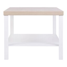 Hadwell Matt White Oak Effect Coffee Table (H)45Cm (W)55Cm - thumbnail 4