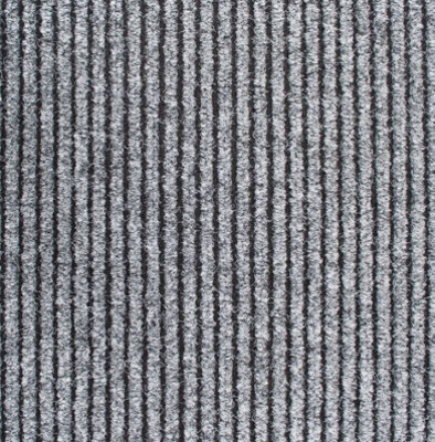 Super Magnum & Magnus Entrance Matting By Remland (Ribbed Grey & Black, 1M X 2M) - image 1