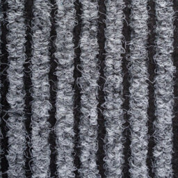 Super Magnum & Magnus Entrance Matting By Remland (Ribbed Grey & Black, 1M X 2M) - thumbnail 2