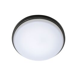 GoodHome Almagro Matt Black Wired Led Bulkhead Light (Dia) 35Cm - thumbnail 3