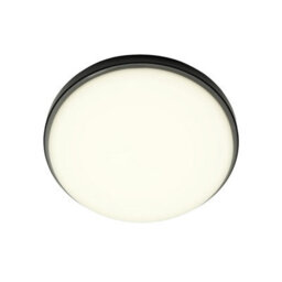 GoodHome Almagro Matt Black Wired Led Bulkhead Light (Dia) 35Cm - thumbnail 1