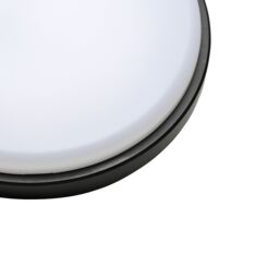 GoodHome Almagro Matt Black Wired Led Bulkhead Light (Dia) 35Cm - thumbnail 4