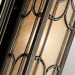 Luminosa Lighting Elstead Franceasi 1 Light Outdoor Small Wall Lantern Light Olde Bronze Ip44, E27 - thumbnail 3