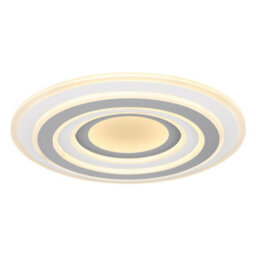 Luminosa Lighting Luminosa Sabatino I Integrated Led Semi Flush Ceiling Light White Led Dimmable 3000-6000K Remote Control