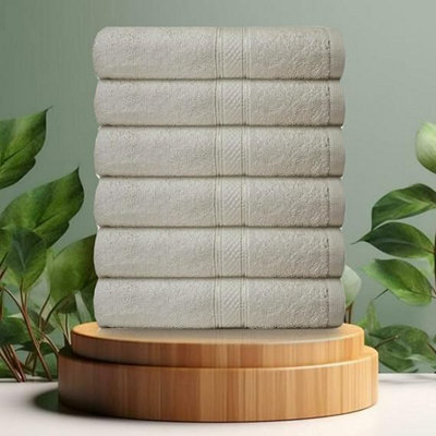 Casabella Premium Pack Of 6 Hand Towels 100% Cotton 500 Gsm - image 1