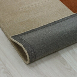 Copper Geometric Handmade Luxurious Modern Wool Rug For Living Room And Bedroom-160Cm X 230Cm - thumbnail 2