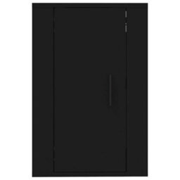 Berkfield Wall Mounted Tv Cabinet Black 40X34.5X60 Cm - thumbnail 5