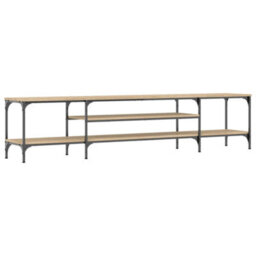 Walplus Tv Cabinet Sonoma Oak 201X35X45 Cm Engineered Wood&iron - thumbnail 6