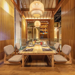 Costway Bamboo Pendant Light Natural Hand-Woven Hanging Ceiling Light Chandelier - thumbnail 5