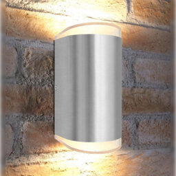 Long Life Lamps Company Modern 6W Led Double Outdoor Wall Light Stainless Steel Warm White Zlc320Ww - thumbnail 7