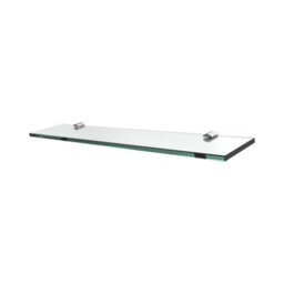 Emke Wall Mounted Glass Shelf, Glass Floating Storage Shelf, 480X92X8mm - thumbnail 1