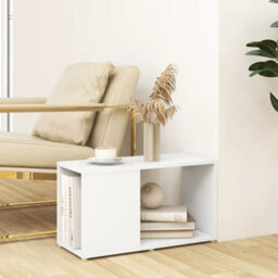 Berkfield Tv Cabinet White 60X24X32Cm Engineered Wood - thumbnail 3