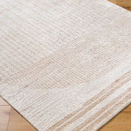 Livabliss Fossay Shaggy-Washable Beige Brown Green Grey Global High Pile Living Bedroom Rug 120 X 170 Cm Easy Care, Non Shedding - thumbnail 6
