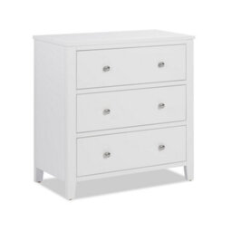 Statement Furniture Brooklyn White 3 Drawer Chest Of Drawers - thumbnail 5