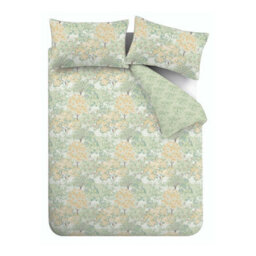 Catherine Lansfield Forest Blossom Reversible Duvet Cover Set With Pillowcases Green - thumbnail 5
