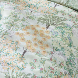 Catherine Lansfield Forest Blossom Reversible Duvet Cover Set With Pillowcases Green - thumbnail 4
