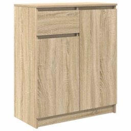 Berkfield Sideboard With Drawer Sonoma Oak 71X35X84 Cm Engineered Wood - thumbnail 2