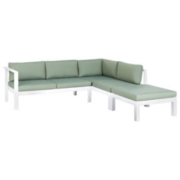 Beliani Outdoor Cushion Cover Set Messina Green - thumbnail 4