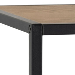 Furniture To Go Seaford Black Metal Coat Rack With Oak Top - thumbnail 8
