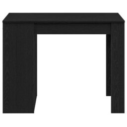 Berkfield Desk With Drawer And Shelf Black Oak 102X62X77.5 Cm Engineered Wood - thumbnail 4