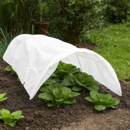 3M White Poly Grow Tunnel Plant Cover - Garden Crop Protection Tunnel 300 X 45 X 30Cm - thumbnail 2