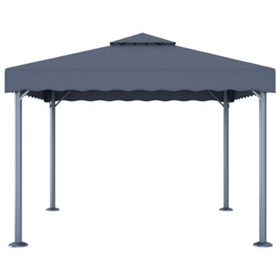 Berkfield Classic Gazebo 300X300 Cm Anthracite Aluminium - image 1