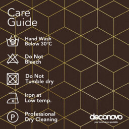 Deconovo Energy Saving Curtains, Eyelet Curtains, Gold Diamond Printed Blackout Curtains, W46 X L90 Inch, Chocolate, One Pair - thumbnail 7