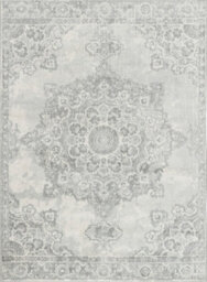 Livabliss Monaco-Vintage Grey Ivory Traditional Boho Living Dining Bedroom Rug 200 X 290 Cm Easy Care, Non Shedding - thumbnail 1
