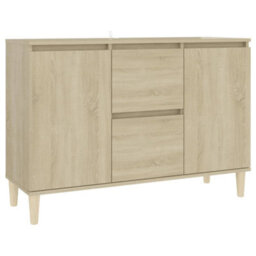 Walplus Sideboard Sonoma Oak 101X35X70 Cm Engineered Wood - thumbnail 2