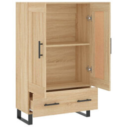 Walplus Highboard Sonoma Oak 69.5X31X115 Cm Engineered Wood - thumbnail 6
