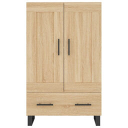 Walplus Highboard Sonoma Oak 69.5X31X115 Cm Engineered Wood - thumbnail 5